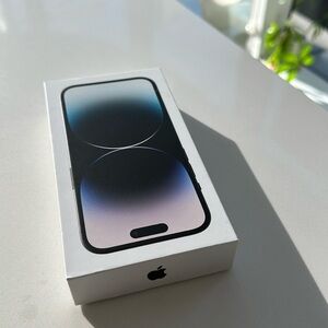 Empty iPhone 14 Pro box